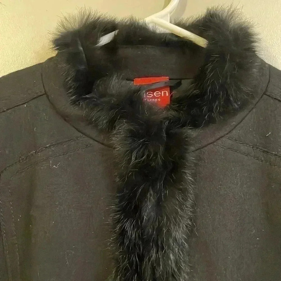 EUC [14P]Olsen Europe 90% Wool Blend Hook Closure Blazer  Coat - Picture 2 of 12